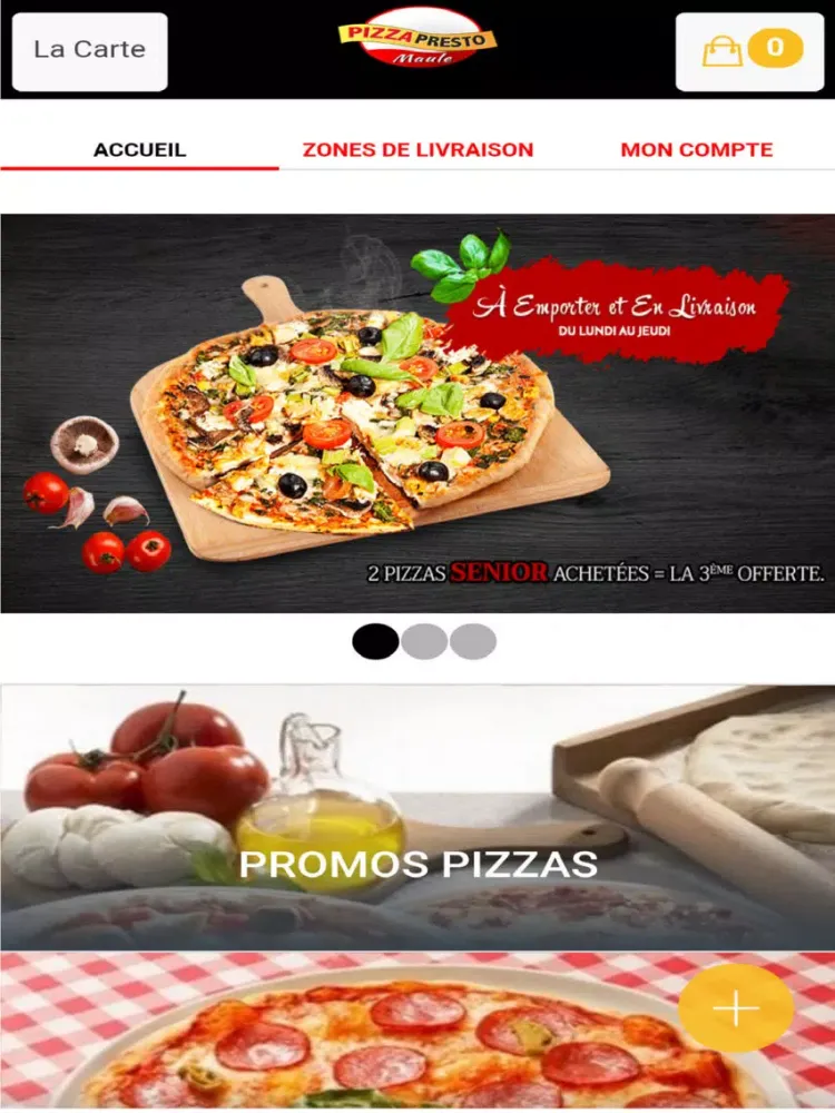 Pizza presto maule iPad 스크린샷