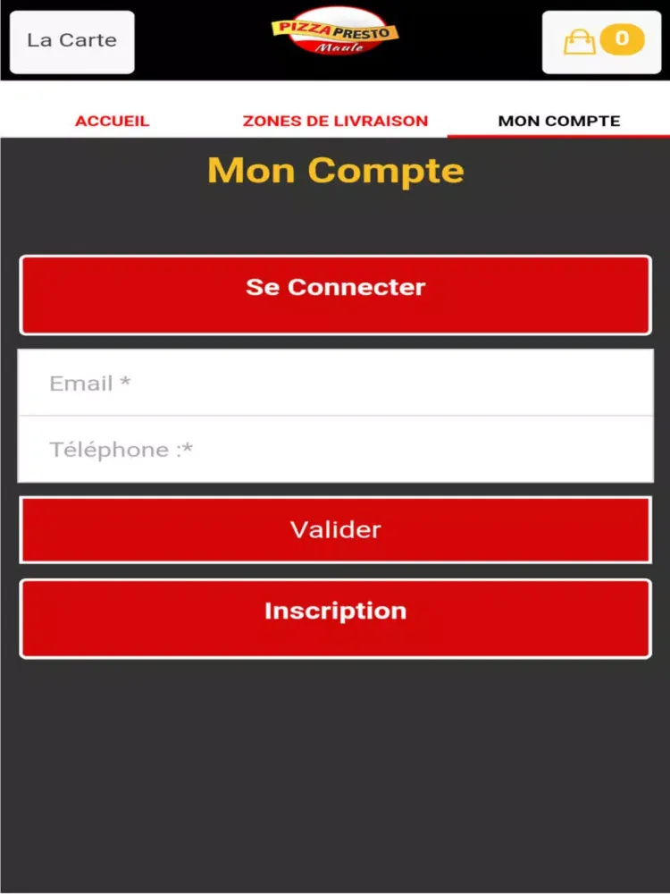 Pizza presto maule iPad 스크린샷