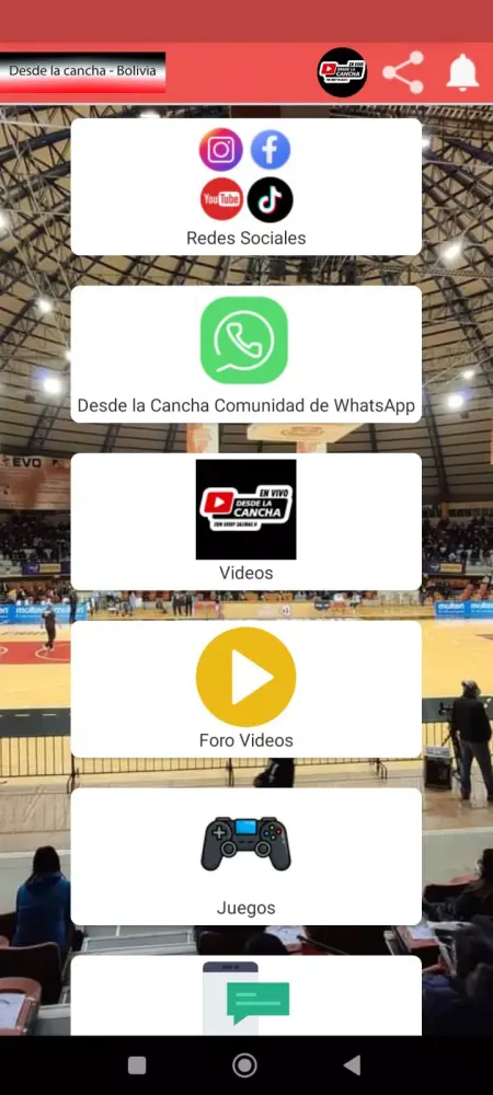 Captures d'écran de Desde la cancha - Bolivia