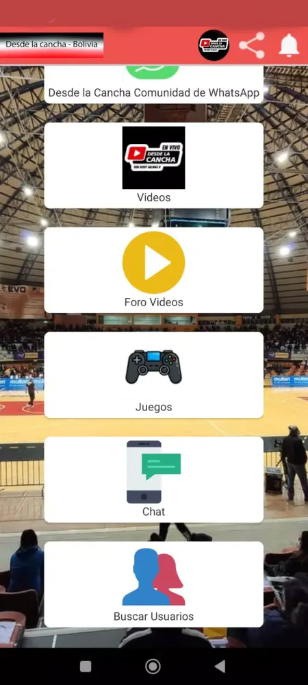 Captures d'écran de Desde la cancha - Bolivia