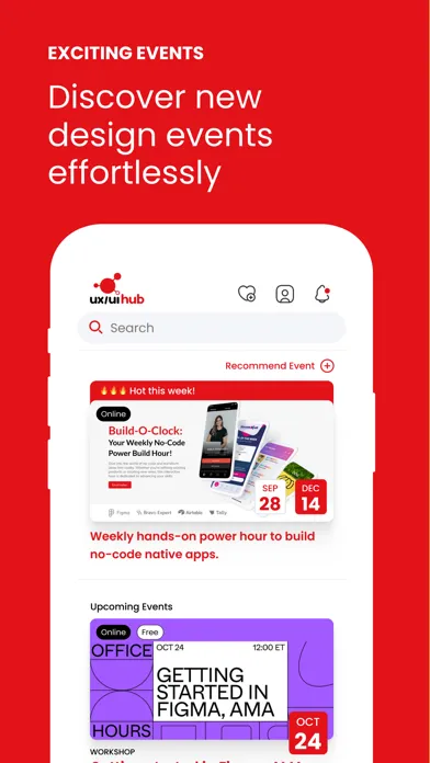 Скриншоты UX/UI Hub