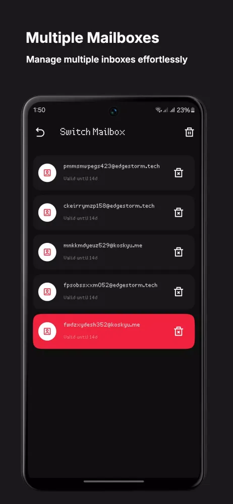Capturas de pantalla de GhostMail - Disposable Email