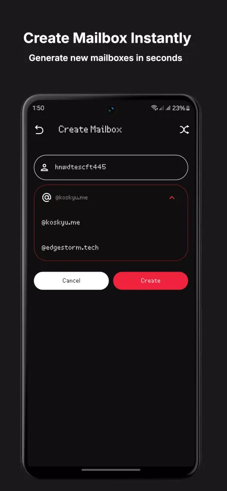Capturas de pantalla de GhostMail - Disposable Email