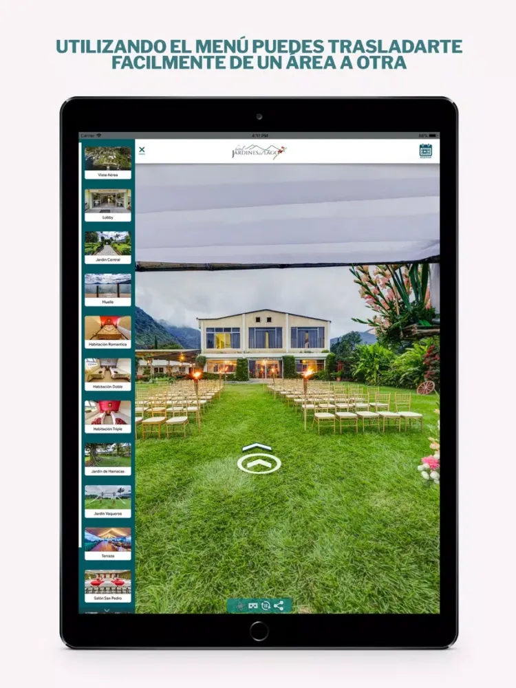 Ảnh chụp màn hình của JARDINES DEL LAGO iPad 