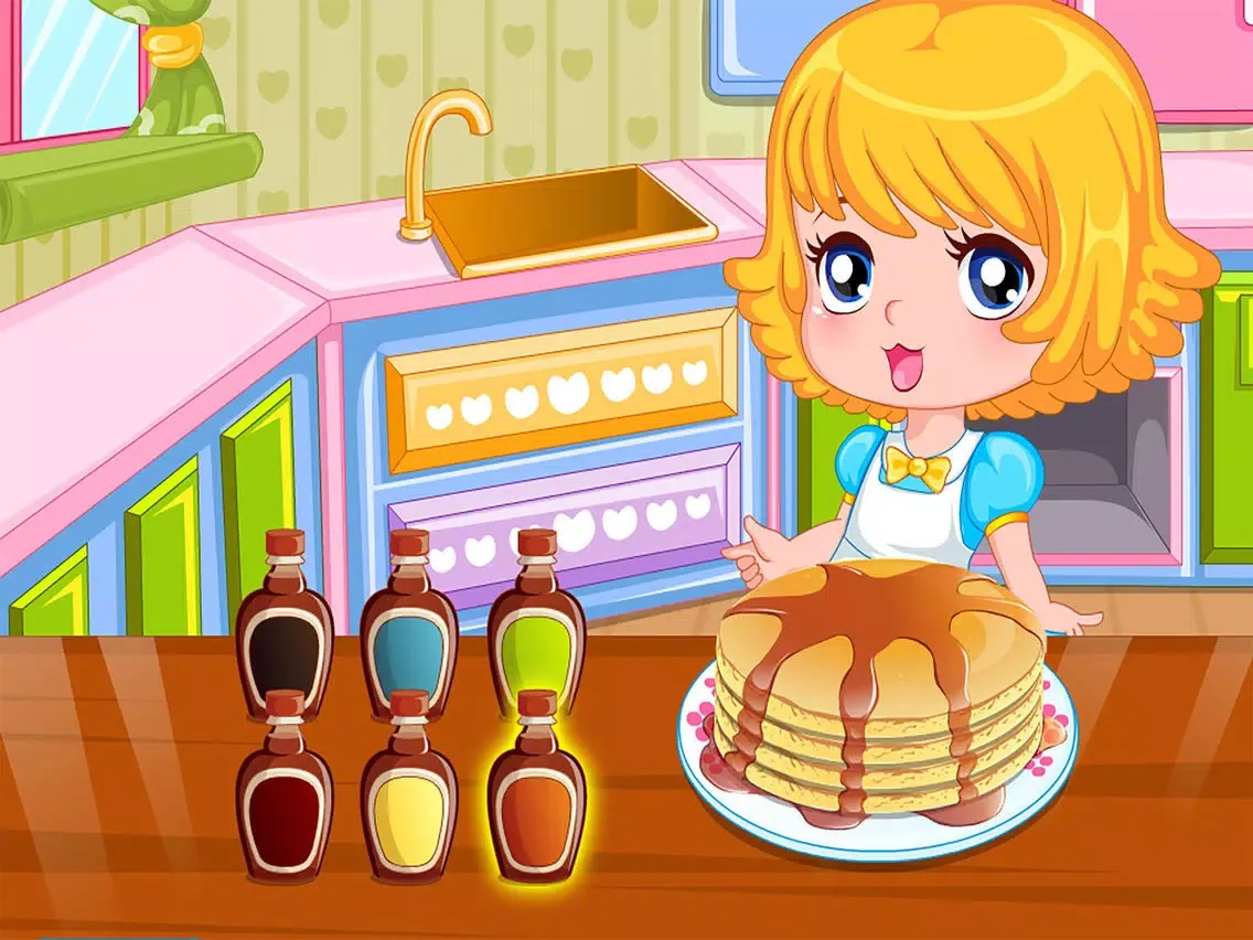 Dessert Pancakes Cake free Cooking games for girls iPad  স্ক্রিনশট