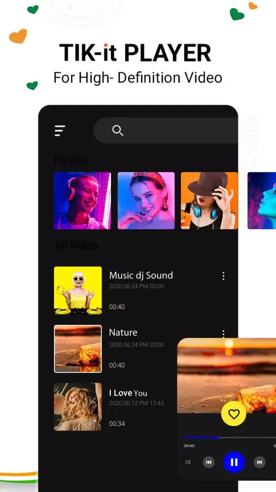 Tik Tik Video Player应用截图