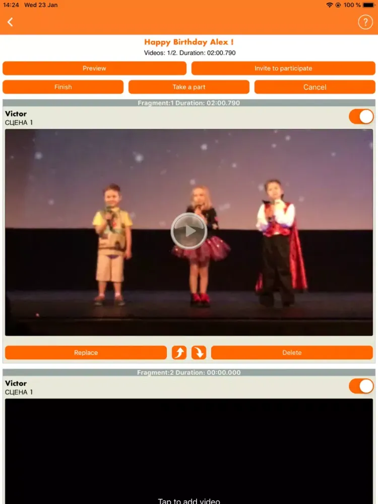 FilmUs iPad  স্ক্রিনশট
