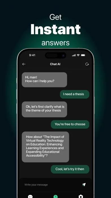 Ảnh chụp màn hình của Chatterbox: Chat AI assistant