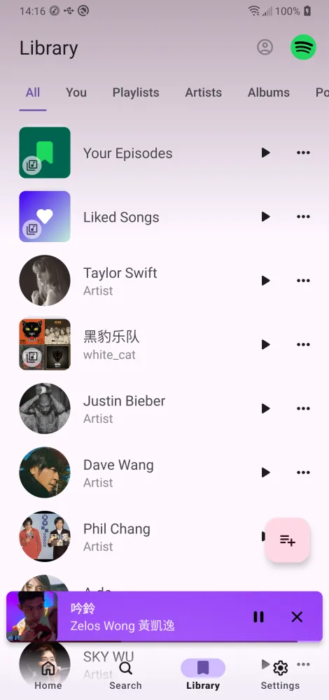 Echo Music Screenshots