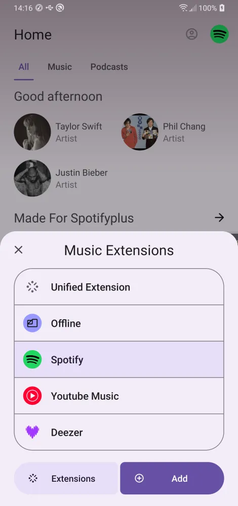 Echo Music Screenshots