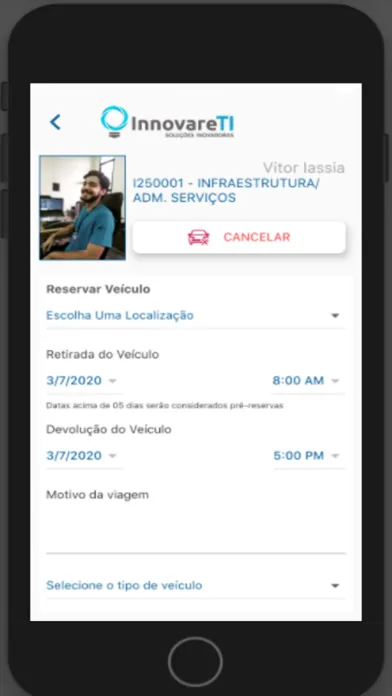 Innovare - Gestão de Frotas Screenshots