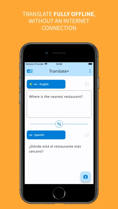 Tangkapan layar Translate+ Offline Translation