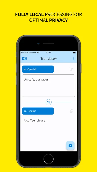 Tangkapan layar Translate+ Offline Translation
