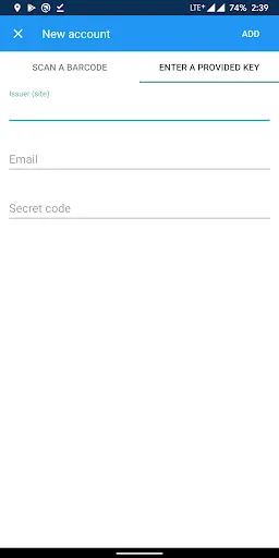 Free OTP Authenticator with cl سکرین شاٹس