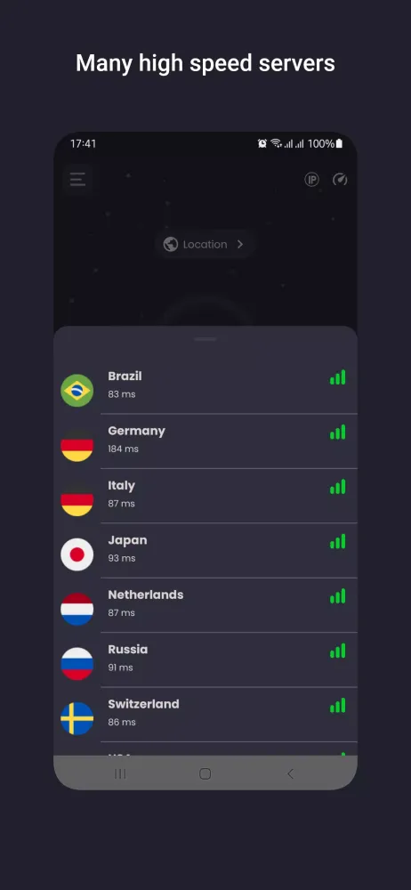 Capturas de pantalla de Dena VPN, Secure & Fast Proxy