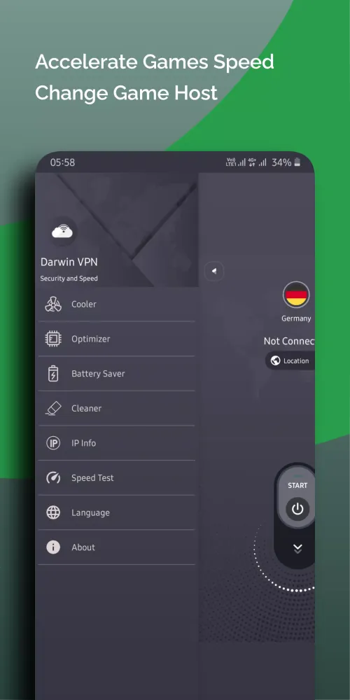 Darwin VPN Screenshots