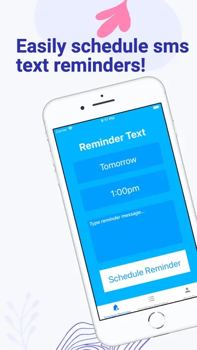Capturas de pantalla de Reminder Text: SMS Reminders