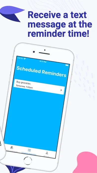 Capturas de pantalla de Reminder Text: SMS Reminders