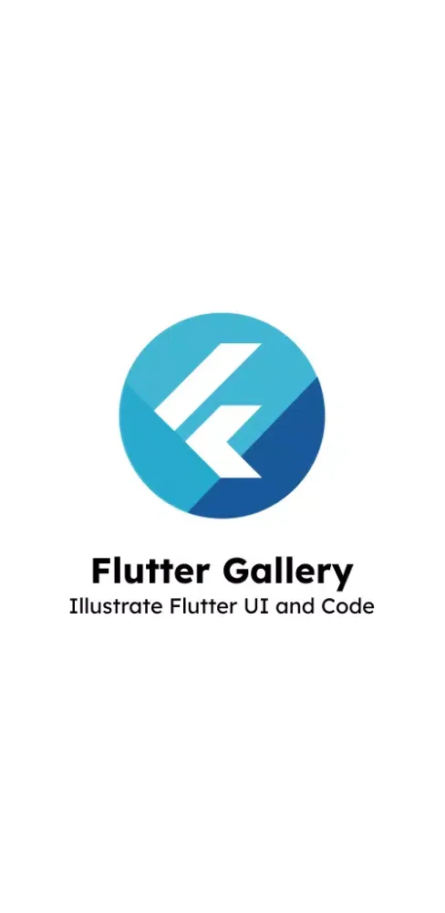 ภาพหน้าจอของ Flutter Gallery