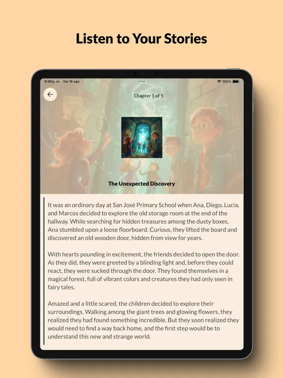 Book AI: Story Generator iPad  스크린샷