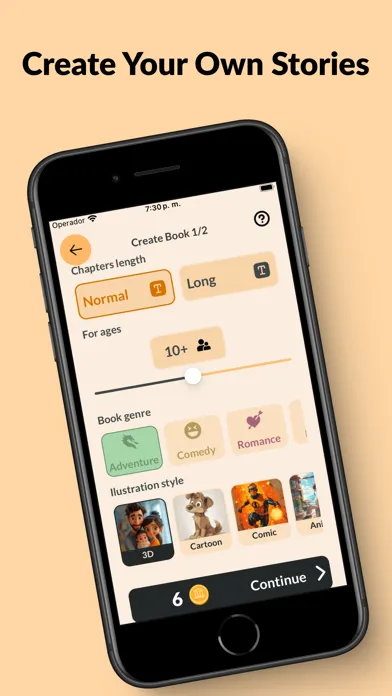 Book AI: Story Generator 스크린샷