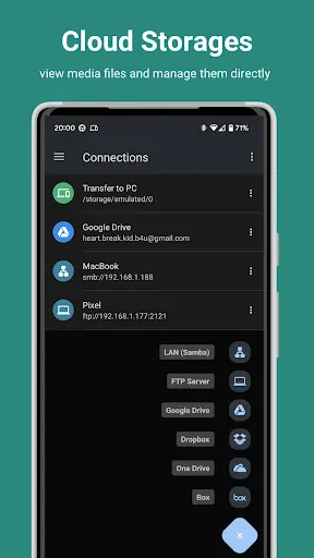 Tangkapan skrin AnExplorer Watch File Manager