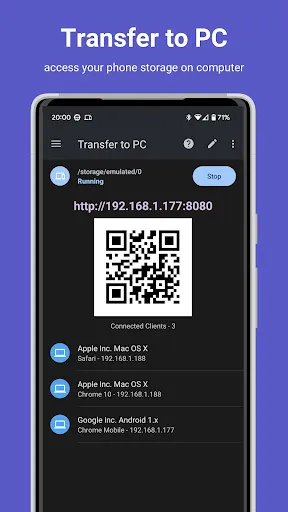 Tangkapan skrin AnExplorer Watch File Manager