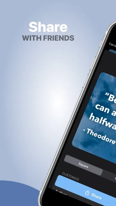 Capturas de pantalla de Quotaholic - Daily Motivation