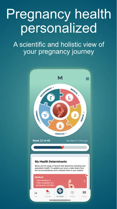Zrzuty ekranu Modelo Health Pregnancy