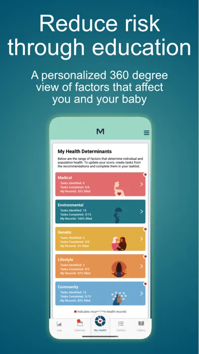 Zrzuty ekranu Modelo Health Pregnancy
