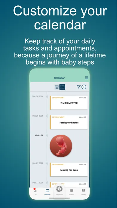 Zrzuty ekranu Modelo Health Pregnancy
