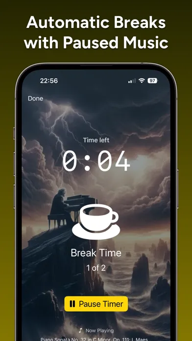 Ảnh chụp màn hình của FocusBeats: Study Music Timer