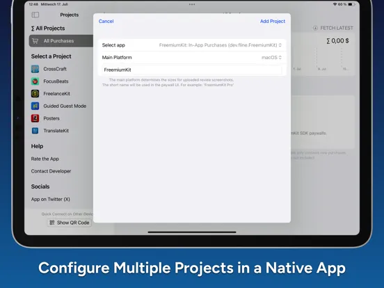 Скриншоты FreemiumKit: In-App Purchases iPad 