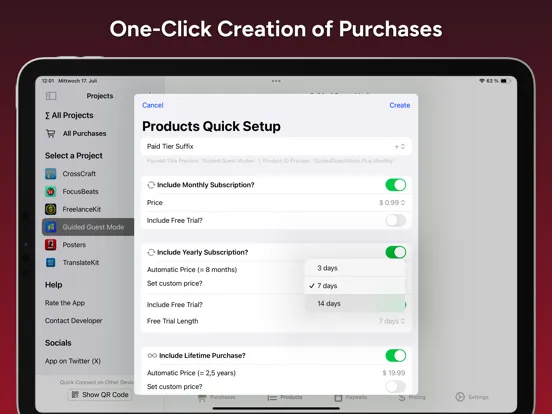 Скриншоты FreemiumKit: In-App Purchases iPad 