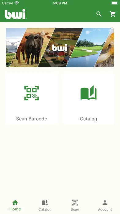 BWI Product Catalog スクリーンショット