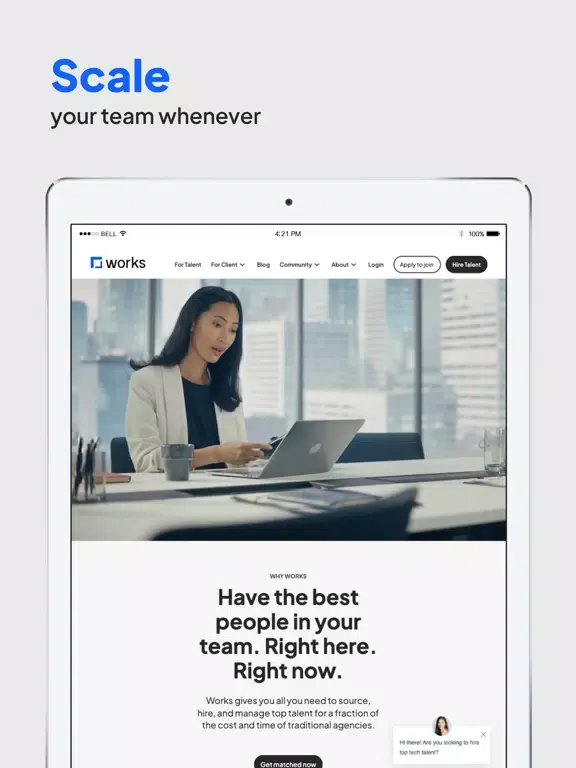 Screenshot di Works: Hire Top 3% Freelancers iPad 