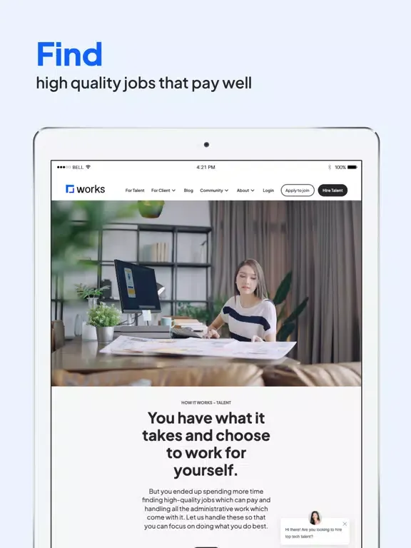 Screenshot di Works: Hire Top 3% Freelancers iPad 
