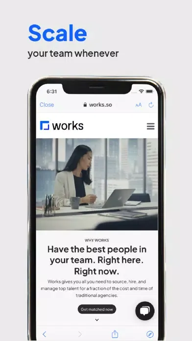 Screenshot di Works: Hire Top 3% Freelancers