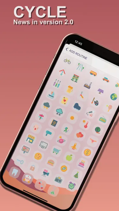 Capturas de tela do Cycle! Life Routines