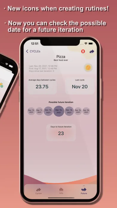 Capturas de tela do Cycle! Life Routines
