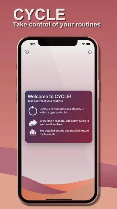 Capturas de tela do Cycle! Life Routines