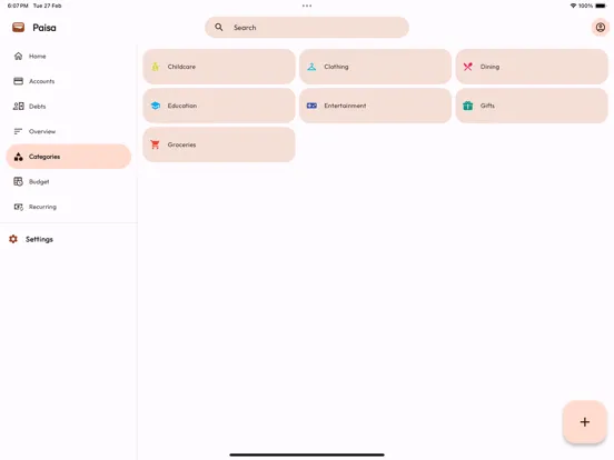 Paisa Expense & Budget Tracker iPad Screenshots