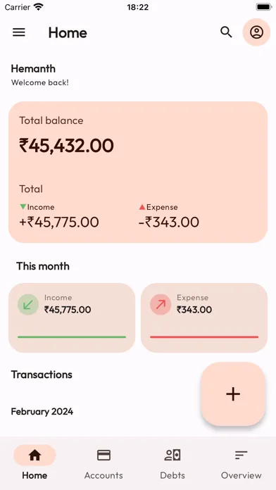 Paisa Expense & Budget Tracker Screenshots