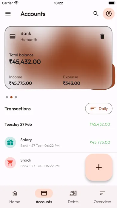 Paisa Expense & Budget Tracker Screenshots