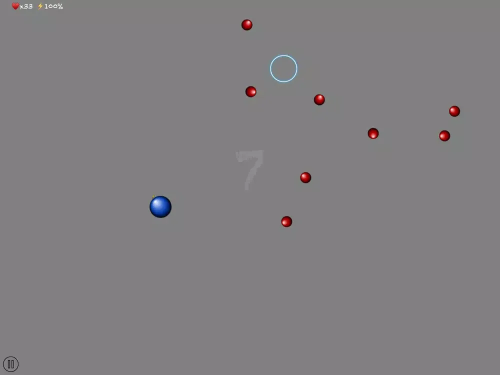 Capturas de tela do Dodge the Reds iPad 