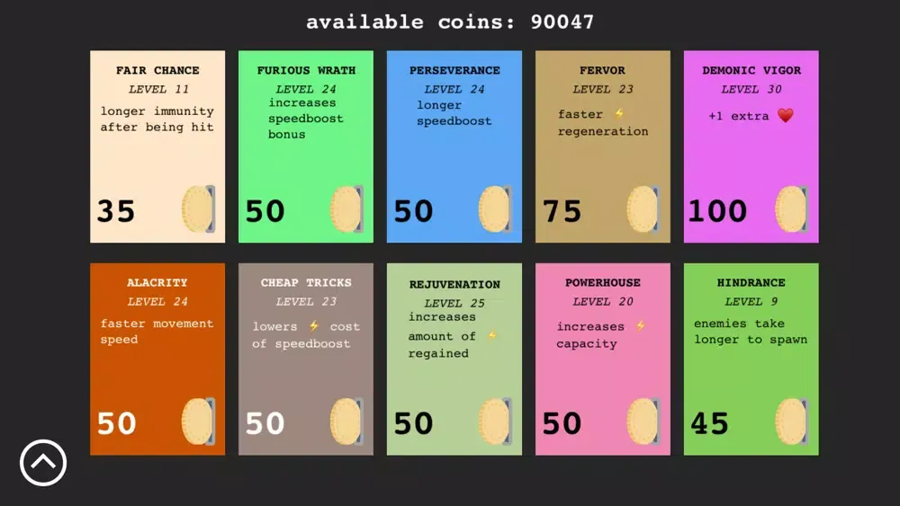 Capturas de tela do Dodge the Reds