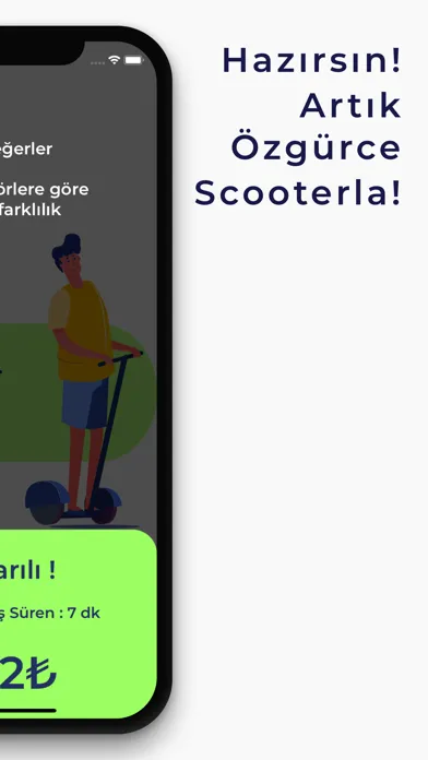 Scooter Yolculuk Hesaplama應用截圖