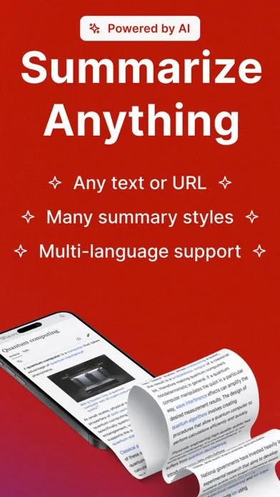 Summarizer - AI Text Summary Screenshots