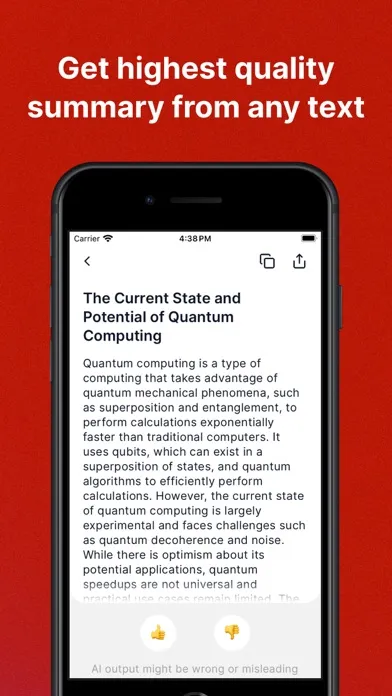 Summarizer - AI Text Summary Screenshots
