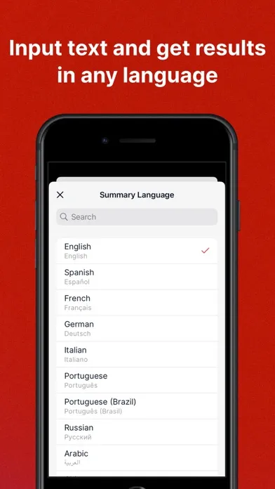 Summarizer - AI Text Summary Screenshots